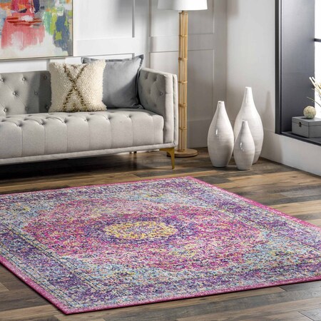 Nuloom Verona Vintage Persian Area Rug 6ft 7in x 9ft RZBD07D-6709